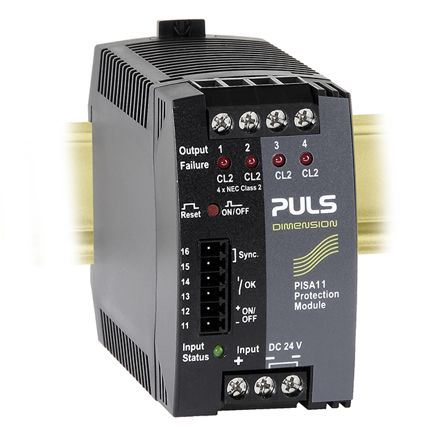 PISA11.CLASS2 PULS, LP                                                                    DIN RAIL PROTECTION M. 4CH NEC 2