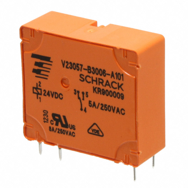 V23057-B3006-A101 TE Connectivity Potter & Brumfield Relays                                                                    RELAY GEN PURPOSE SPDT 5A 24V