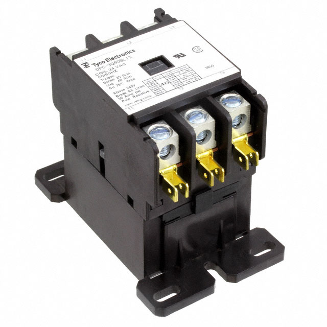 DPC-3Q40BL1X TE Connectivity Potter & Brumfield Relays                                                                    RELAY CONTACTOR 3FORMX 40A 24V