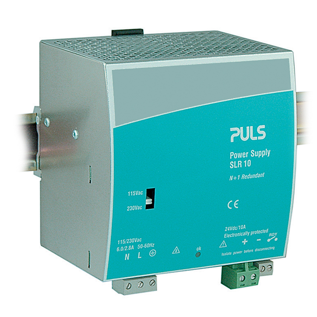 SLR10.100 PULS, LP                                                                    DIN RAIL REDUN PSU 240W 24V 10A