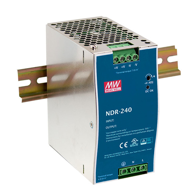 NDR-240-48 Mean Well USA Inc.                                                                    AC/DC CONVERTER 48V 240W