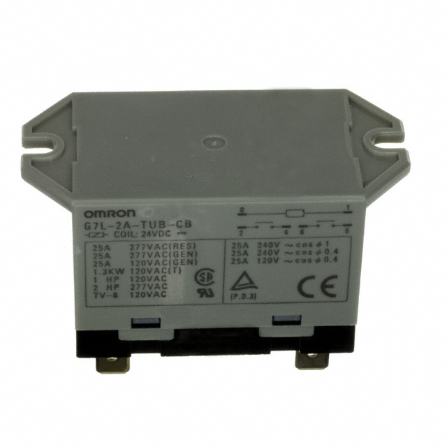 G7L-2A-TUB-CB-DC24 Omron Electronics Inc-EMC Div                                                                    RELAY GEN PURPOSE DPST 25A 24V