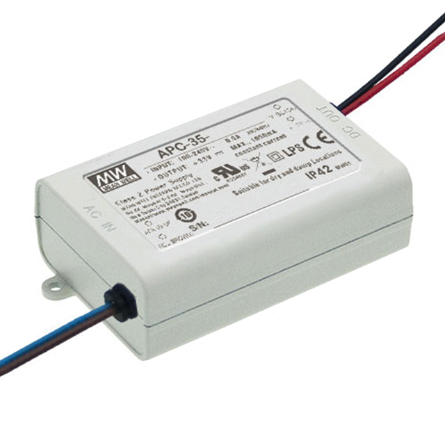 APC-35-700 Mean Well USA Inc.                                                                    LED DRVR CC AC/DC 15-50V 700MA