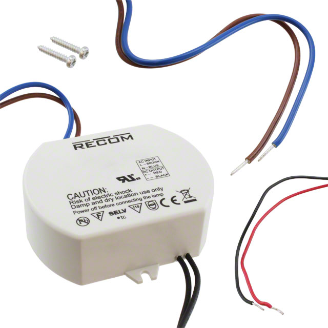 RACD20-500/277 Recom Power                                                                    LED DRIVER CC AC/DC 20-40V 500MA