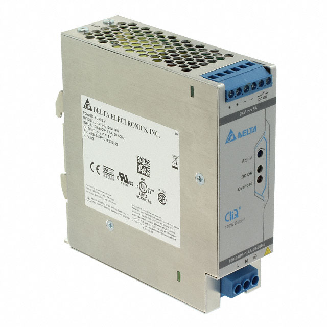 DRM-24V120W1PN Delta Electronics                                                                    AC/DC CONVERTER 24V 120W