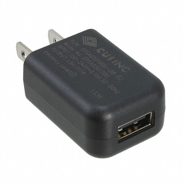 EPSA050100U-I38-EJ CUI Inc.                                                                    AC/DC WALL MOUNT ADAPTER 5V 5W