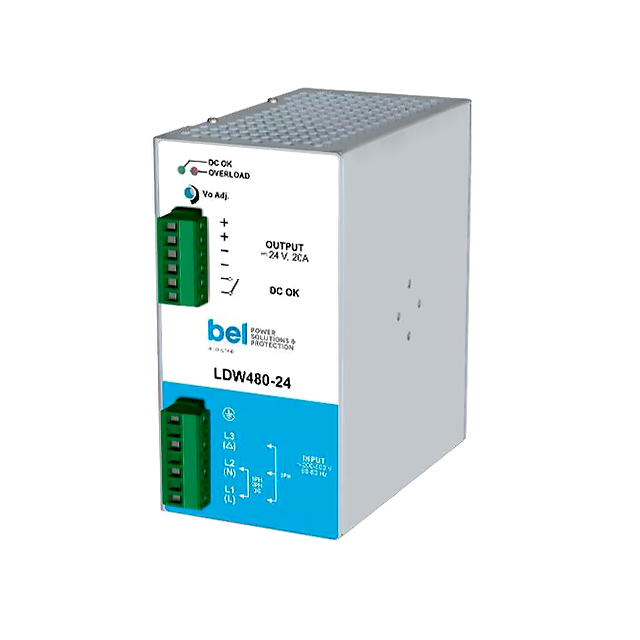 LDW480-72 Bel Power Solutions                                                                    AC/DC CONVERTER 72V 480W