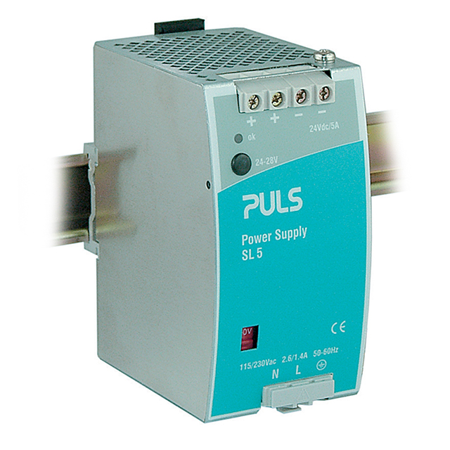 SL5.102 PULS, LP                                                                    DIN RAIL PWR SUPPLY 120W 24V 5A