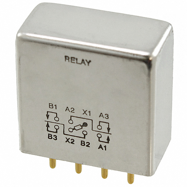 B07D034BB2-0120 TE Connectivity Aerospace, Defense and Marine                                                                    RELAY GEN PURPOSE DPDT 10A 12V