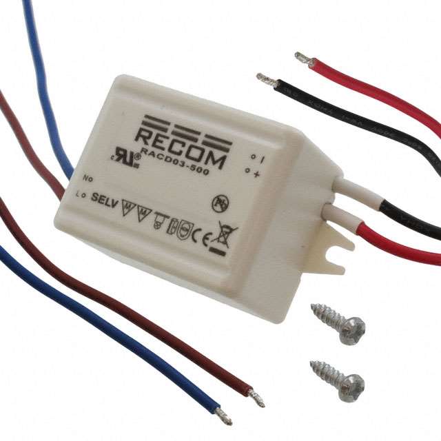 RACD03-500 Recom Power                                                                    LED DRVR CC/CV AC/DC 2.5-11V