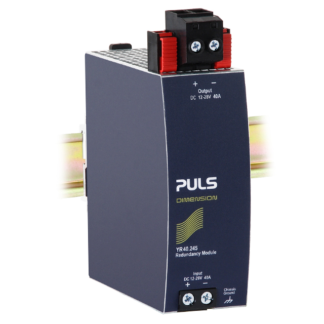 YR40.245 PULS, LP                                                                    DIN RAIL RED.MOD 12-28V 40A PLUG