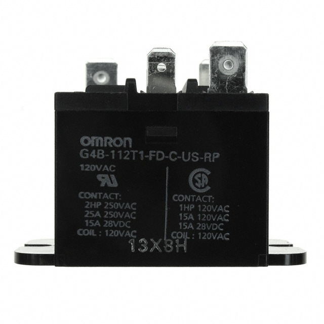 G4B-112T1-FD-C-USRP AC120 Omron Electronics Inc-EMC Div                                                                    RELAY GEN PURPOSE SPDT 25A 120V