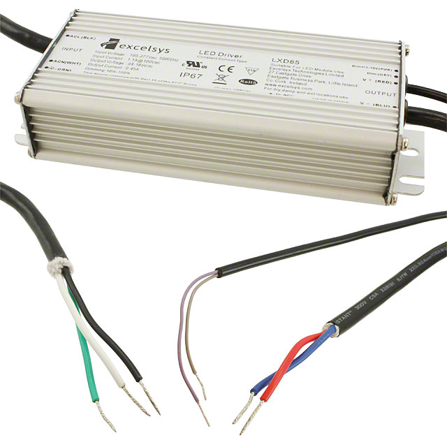 LXD85-3850SW Excelsys Technologies Ltd                                                                    LED DRIVER CC AC/DC 18-35V 3.85A