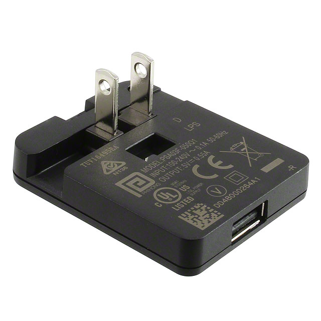 PSA03F-050Q Phihong USA                                                                    AC/DC WALL MOUNT ADAPTER 5V 3W
