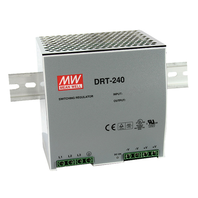 DRT-240-24 Mean Well USA Inc.                                                                    AC/DC CONVERTER 24V 240W