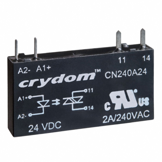 CN240A24 Sensata-Crydom                                                                    RELAY SSR 2A 240VAC 4SIP