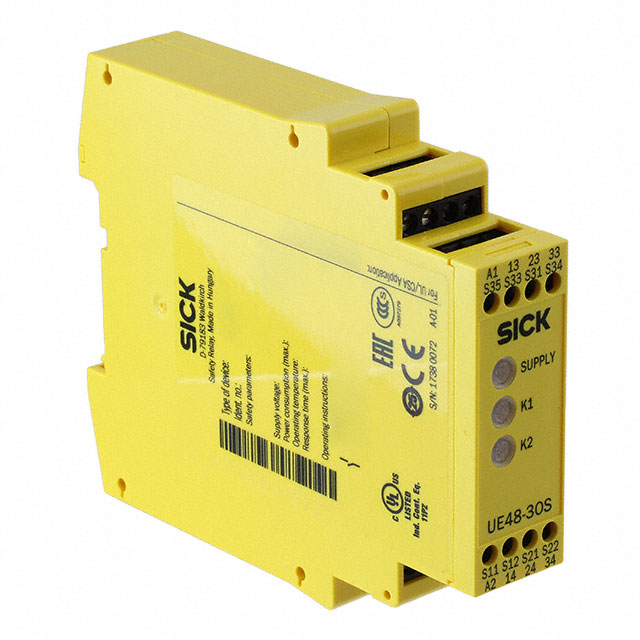 UE48-3OS2D2 SICK, Inc.                                                                    RELAY SAFETY 3NO INCLUSIVE