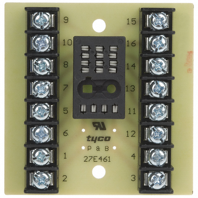 27E461 TE Connectivity Potter & Brumfield Relays                                                                    SOCKET SCREW TERM 4P R10 RELAYS