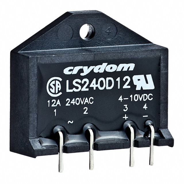 LS240D12R Sensata-Crydom                                                                    RELAY SSR SPST-NO 280VAC 12A PCB