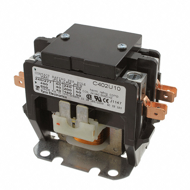 3100-20Q18999C TE Connectivity Potter & Brumfield Relays                                                                    RELAY CONTACTOR DPST 40A 24V