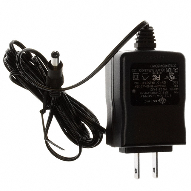 EPS120100UPS-P6P-KH CUI Inc.                                                                    AC/DC WALL MOUNT ADAPTER 12V 12W