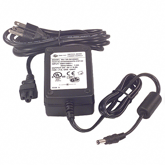 DTS050650UTC-P5P-SZ CUI Inc.                                                                    AC/DC DESKTOP ADAPTER 5V 33W