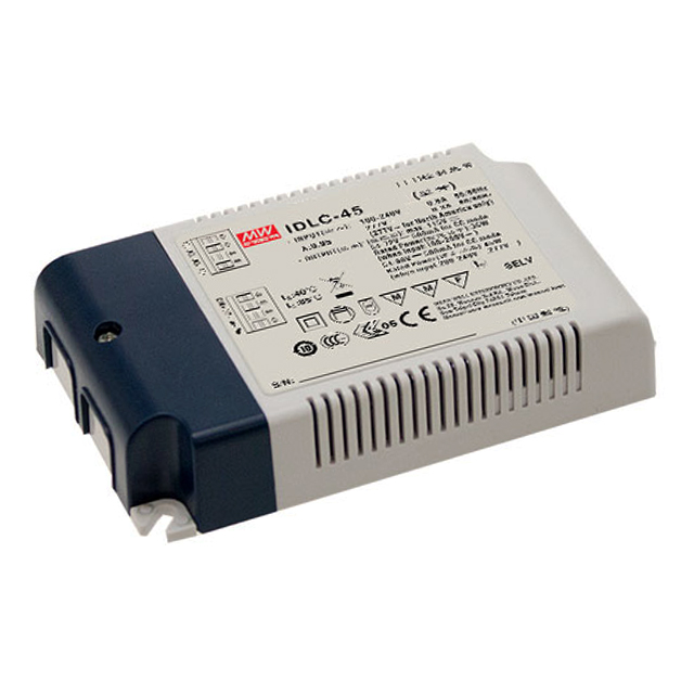 IDLC-45-700 Mean Well USA Inc.                                                                    LED DRVR CC AC/DC 38-64V 700MA