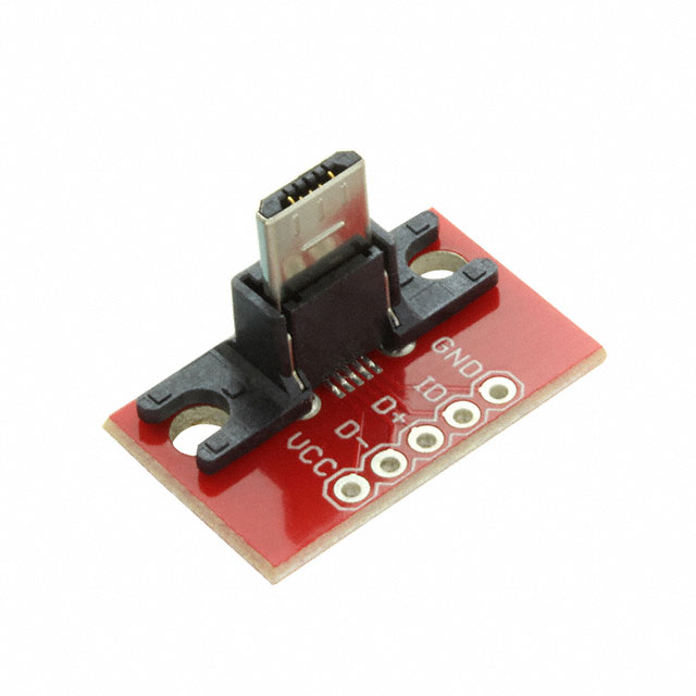 BOB-10031 SparkFun Electronics                                                                    USB MICROB PLUG BREAKOUT