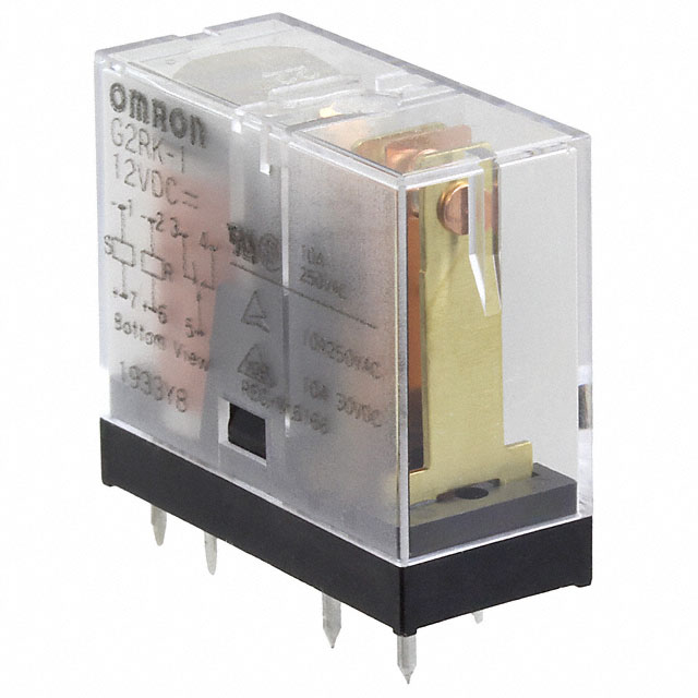 G2RK-1-DC12 Omron Electronics Inc-EMC Div                                                                    RELAY GEN PURPOSE SPDT 5A 12V