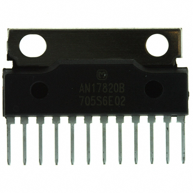 AN17820B Panasonic Electronic Components                                                                    IC AUDIO AMP 7.5W 2CH SIL-12