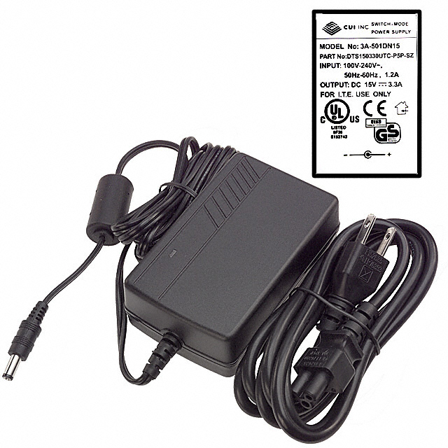 DTS150330UTC-P5P-SZ CUI Inc.                                                                    AC/DC DESKTOP ADAPTER 15V 50W