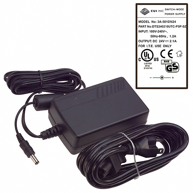 DTS240210UTC-P5P-SZ CUI Inc.                                                                    AC/DC DESKTOP ADAPTER 24V 50W