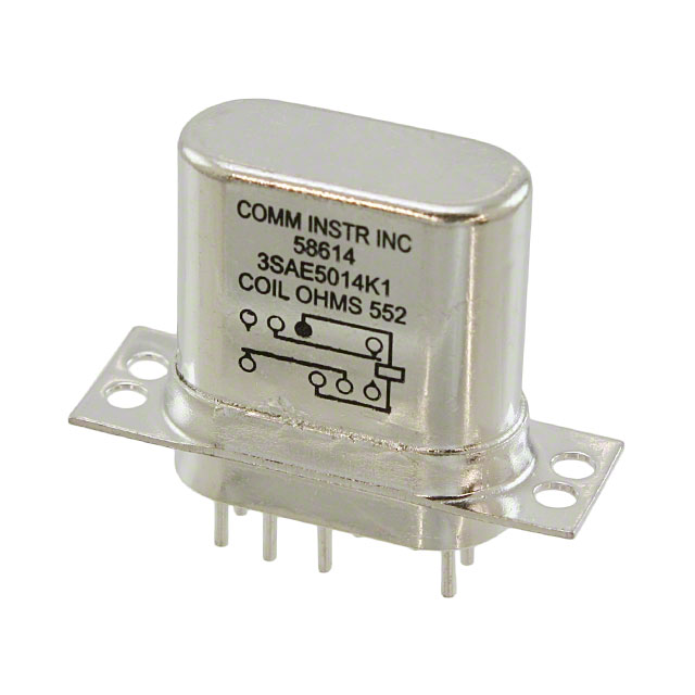 3SAE5014K1 TE Connectivity Aerospace, Defense and Marine                                                                    RELAY GEN PURPOSE DPDT 2A 24V