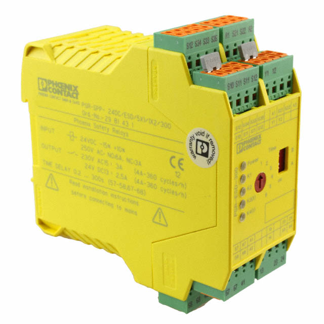 2981431 Phoenix Contact                                                                    RELAY SAFETY 3PST 6A 24V