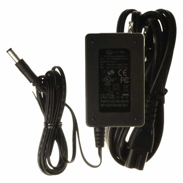 ETS120100SUDC-P5P-KH CUI Inc.                                                                    AC/DC DESKTOP ADAPTER 12V 12W