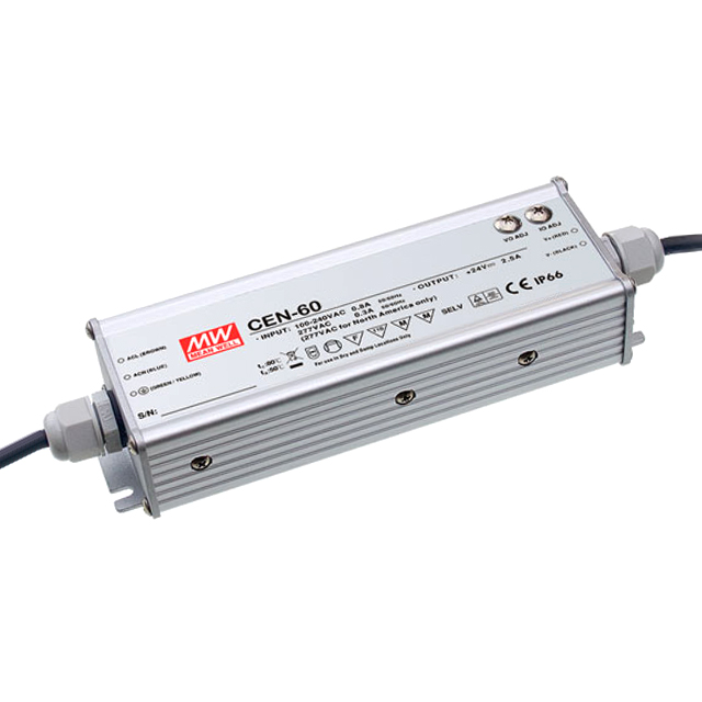 CEN-60-12 Mean Well USA Inc.                                                                    LED DRIVER CC AC/DC 9-12V 5A