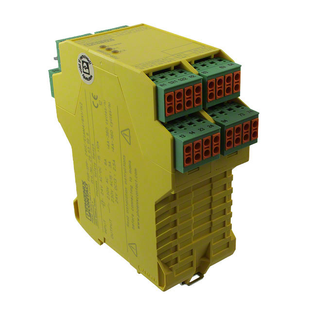 2963996 Phoenix Contact                                                                    RELAY SAFETY 8PST 6A 24V