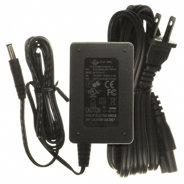 ETS150080SUDC-P5P-KH CUI Inc.                                                                    AC/DC DESKTOP ADAPTER 15V 12W