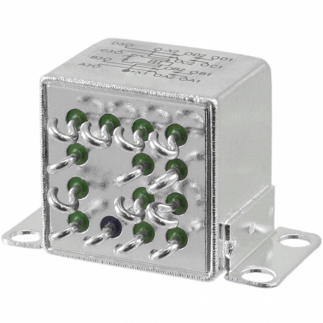 FCB-405-0624M TE Connectivity Aerospace, Defense and Marine                                                                    RELAY GEN PURPOSE 4PDT 5A 28V