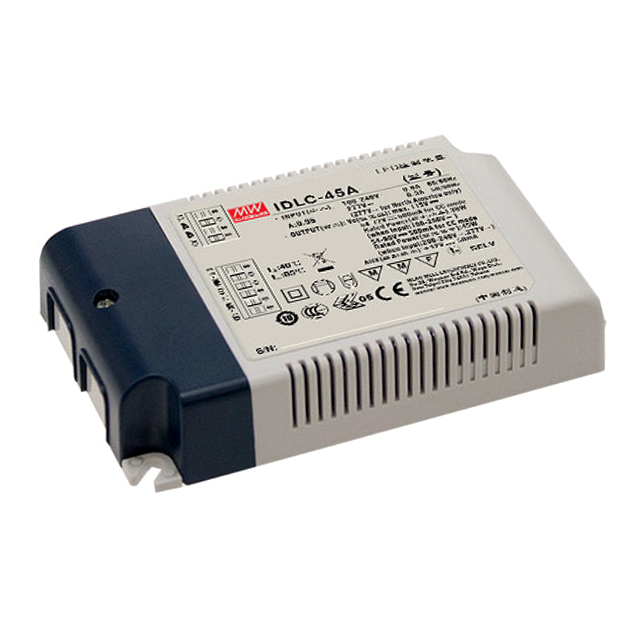 IDLC-45A-1050 Mean Well USA Inc.                                                                    LED DRVR CC AC/DC 26-43V 1.05A