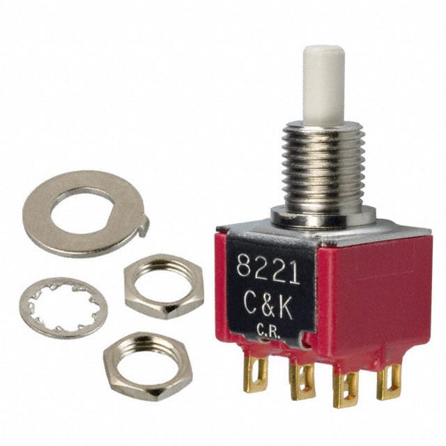 8225SHZBE C&K                                                                    SWITCH PUSH DPDT 0.4VA 20V