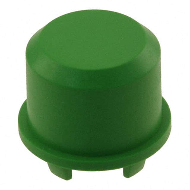 1DS02 MEC Switches                                                                    CAP TACTILE ROUND GREEN