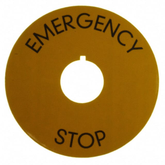 5.76204.4030400 RAFI USA                                                                    EMRG STP LBL 60MM EMERGENCY STOP