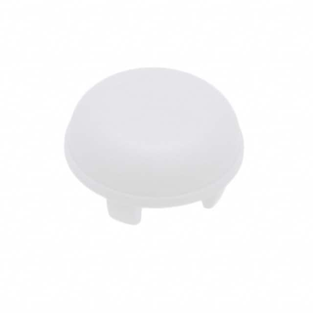 1D16 MEC Switches                                                                    CAP TACTILE ROUND FROSTED WHITE