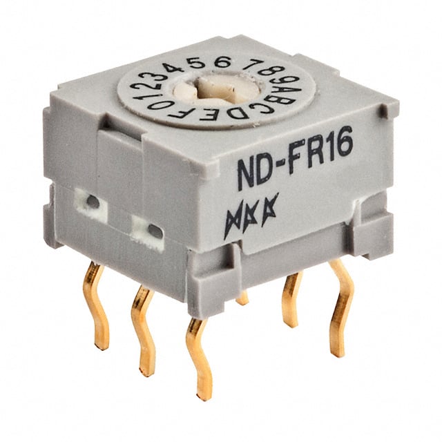 NDFR16P NKK Switches                                                                    SWITCH ROTARY DIP HEX 100MA 5V