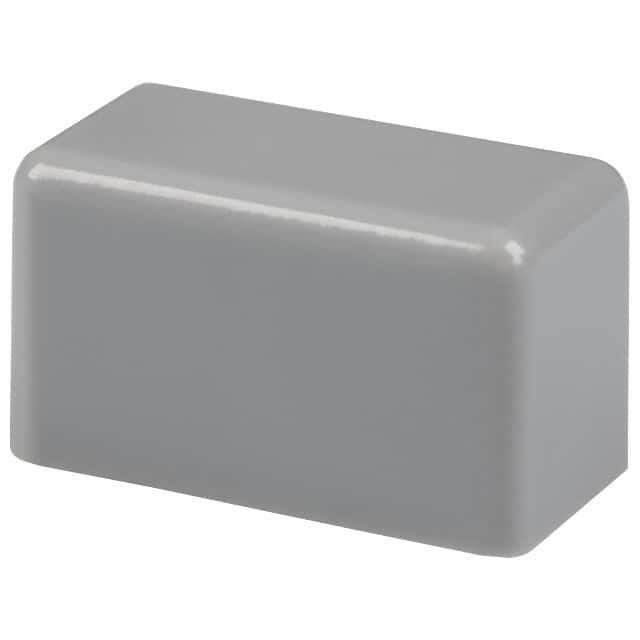 TAAGRY E-Switch                                                                    CAP PUSHBUTTON RECTANGULAR GRAY