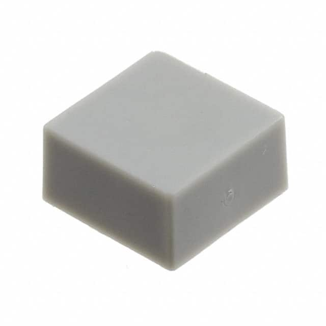 798209000 C&K                                                                    CAP PUSHBUTTON SQUARE GRAY