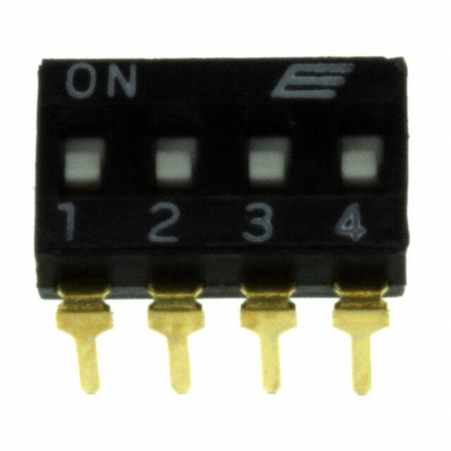 KAJ04SHGT E-Switch                                                                    SWITCH SLIDE DIP SPST 25MA 24V