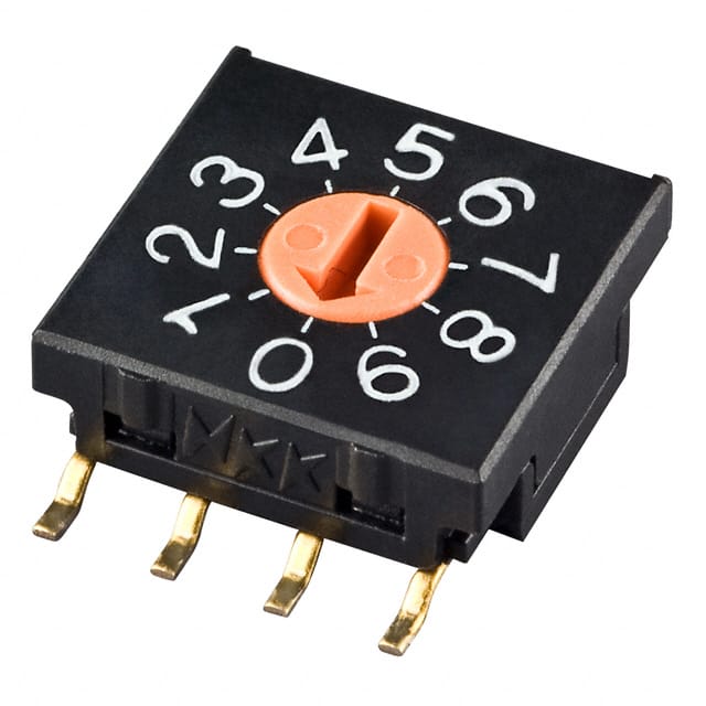 FR02FR10P-R NKK Switches                                                                    SWITCH ROTARY DIP BCD 100MA 5V