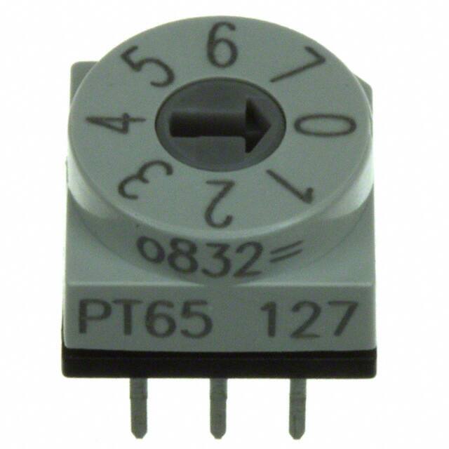 PT65127 APEM Inc.                                                                    SW ROTARY DIP OCT COMP 150MA 24V